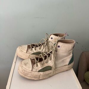 High Top Patchwork Platform Converse
